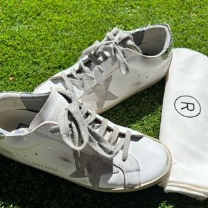 Golden Goose superstar Silver low back. RARE find! Size 39.